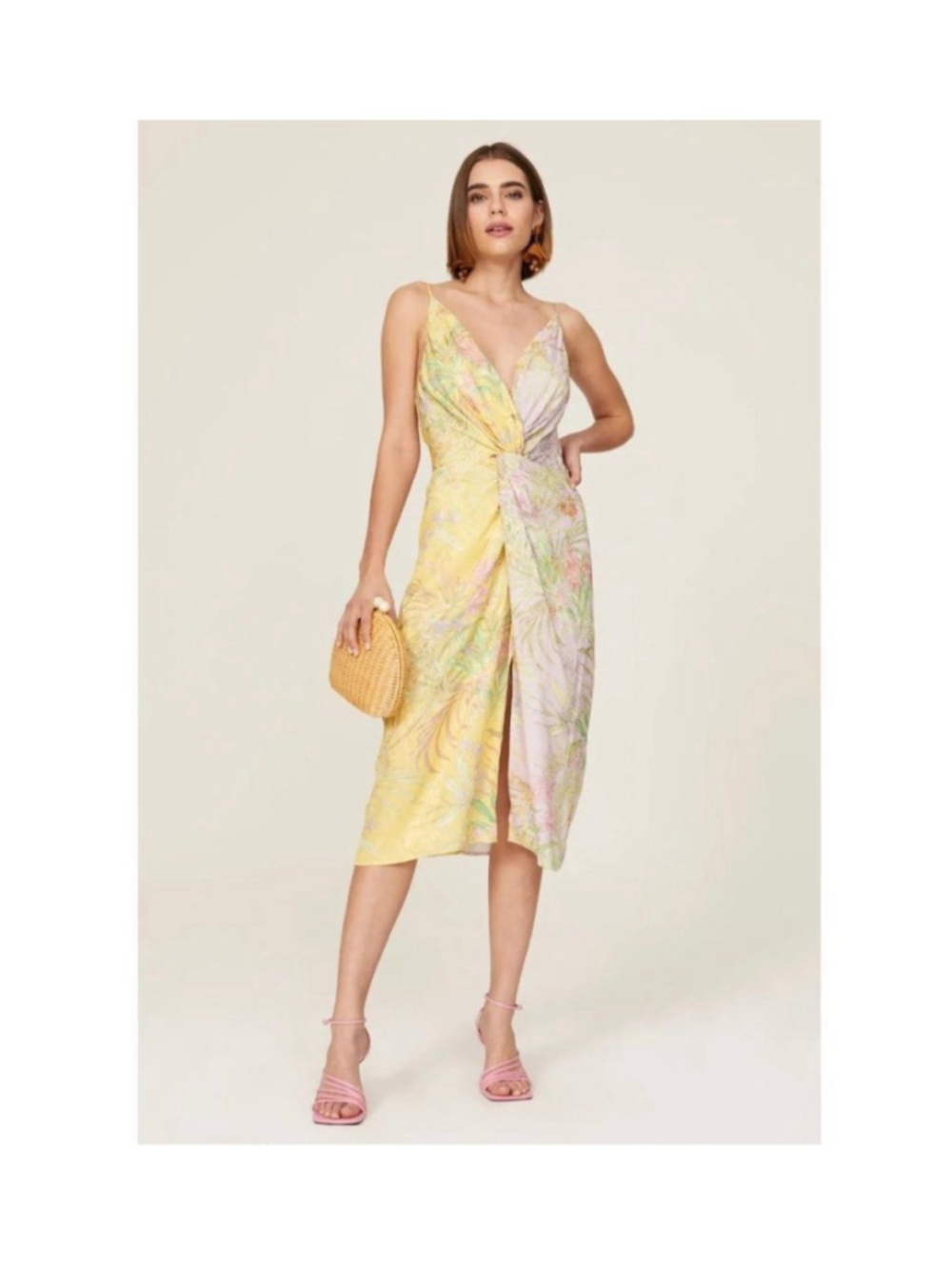 Delfi New Frankie Floral Midi Dress